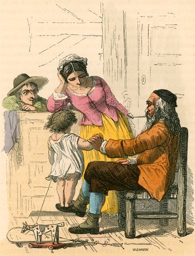 Pierre jouant avec son petit-enfant - English School