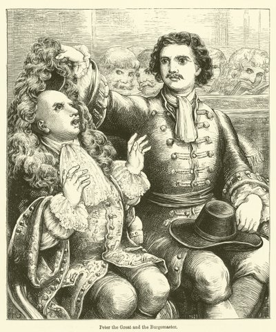 Pierre le Grand et le Bourgmestre - English School
