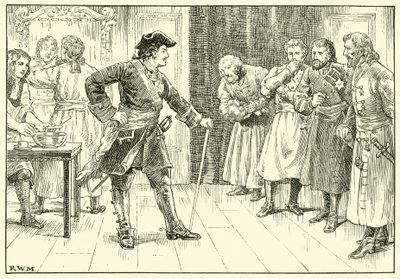Pierre le Grand fait raser les barbes des nobles - English School