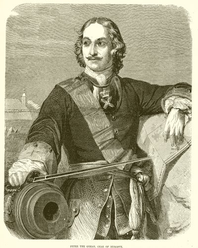 Pierre le Grand, tsar de Moscovie - English School