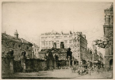 Piccadilly et Devonshire House, Londres - English School