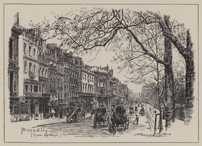 Piccadilly, depuis l