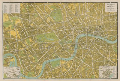 Carte picturale de Londres - English School