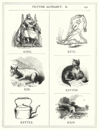 Alphabet Illustré, K - English School