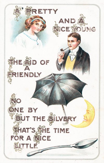 Carte postale de puzzle d