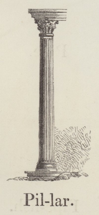 Pilier (gravure) - English School
