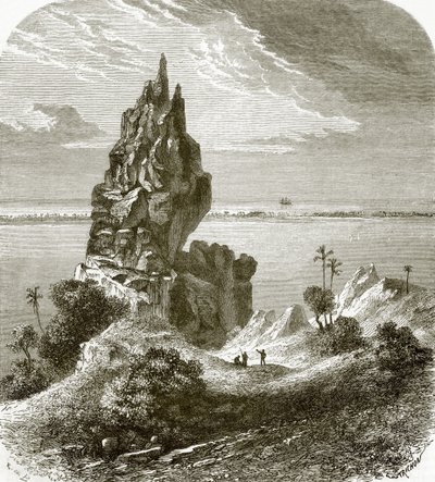 Pinnacle et récif corallien, Bora-Bora - English School