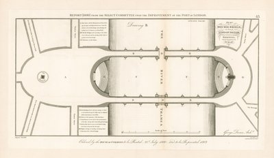 Plan pour un pont de Londres capable de laisser passer les navires - English School