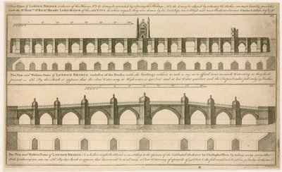 Plans pour le nouveau pont de Londres - English School