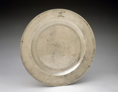 Assiette, vers 1750 - English School