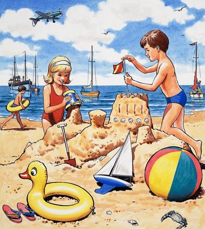 Construire des châteaux de sable - English School