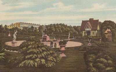 Plymouth : Swiss Lodge et jardins, Devonport Park - English School