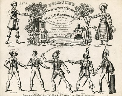 Personnages et scènes de Pollock dans Le Meunier et ses hommes - English School
