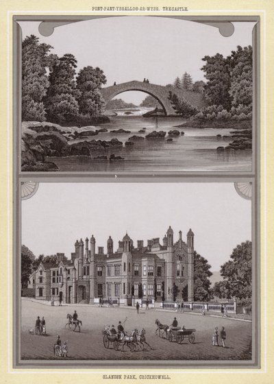 Pont-pant-ysgallog-ar-wysg, Trecastle; Parc Glanusk, Crickhowell - English School