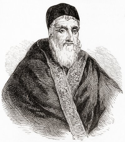 Pape Sixte V ou Xystus V, né Felice Peretti di Montalto, de l