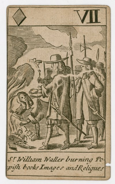 Carte à jouer du complot papiste - English School