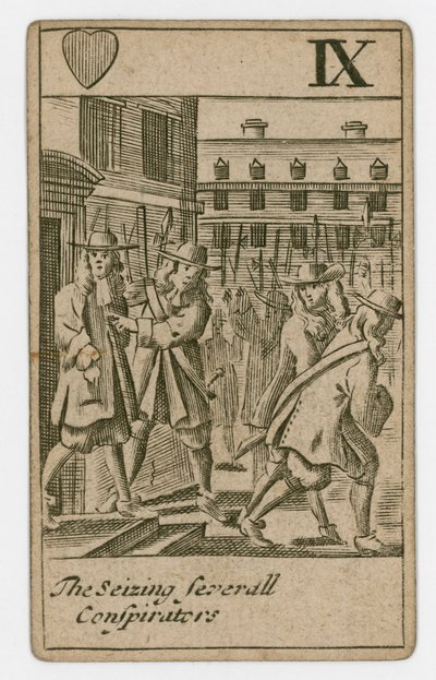Carte à jouer du complot papiste - English School