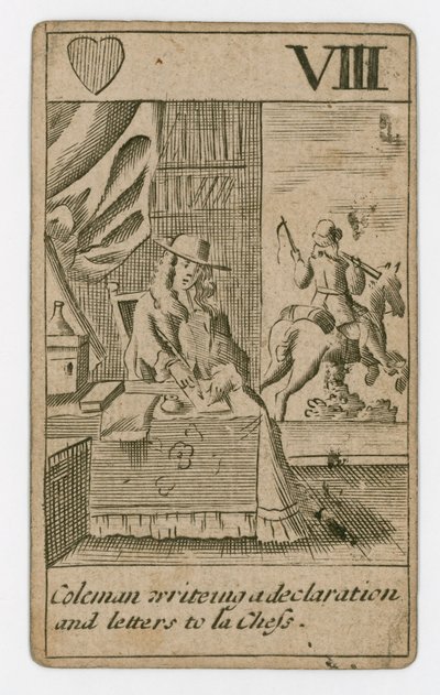 Carte à jouer du complot papiste - English School