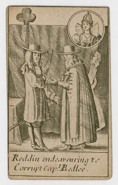 Carte à jouer du complot papiste - English School