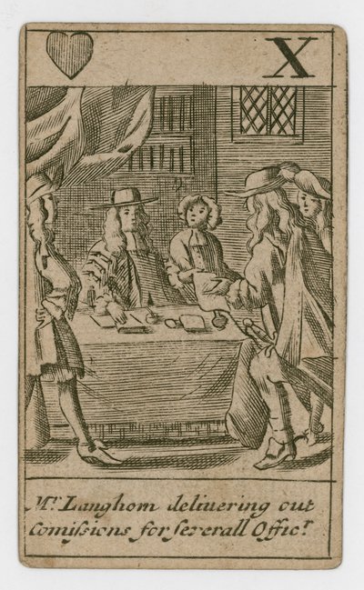 Carte à jouer du complot papiste - English School