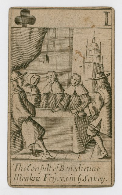 Carte à jouer du complot papiste - English School