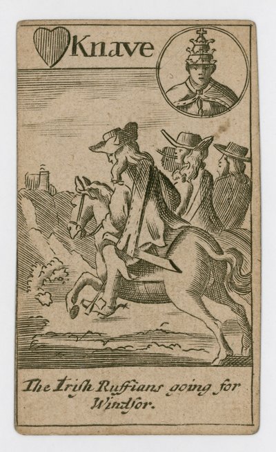 Carte à jouer du complot papiste - English School