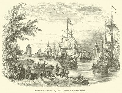 Port de La Rochelle, 1650 - English School