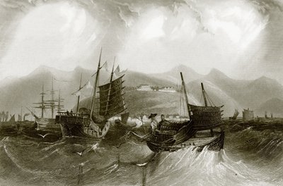Port de Ting-Hai ou Hafen von Ting-Hae - English School