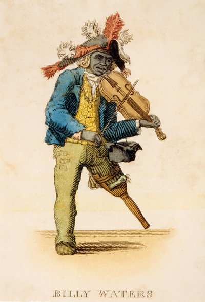 Portrait de Billy Waters, c.1820 - English School