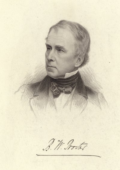 Portrait de Bryan Waller Procter - English School