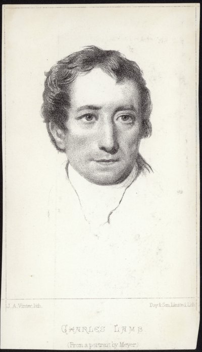 Portrait de Charles Lamb - English School