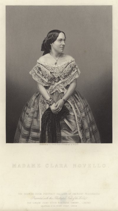 Portrait de Clara Novello - English School
