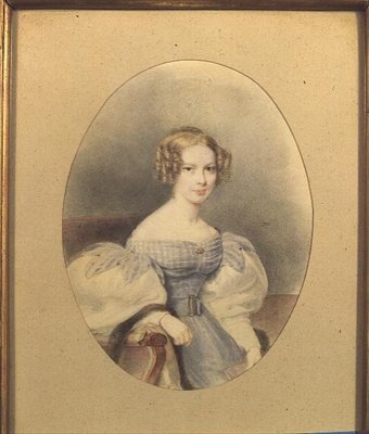 Portrait de la comtesse Elizabeth von Sandizell, dite Lili, âgée de 18 ans - English School