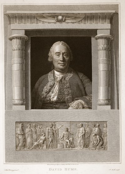 Portrait de David Hume, illustration de L