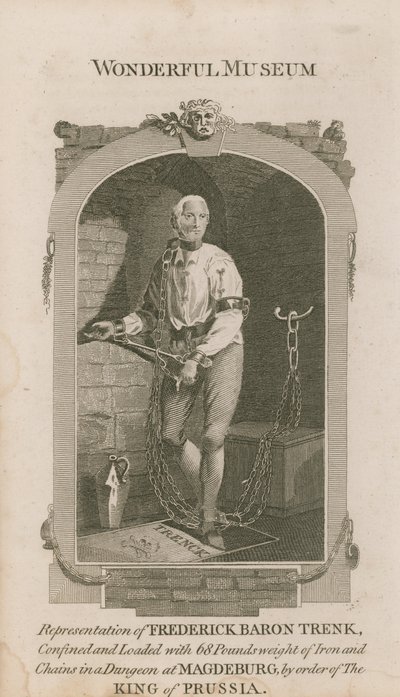 Portrait de Frederick Baron Trenk - English School