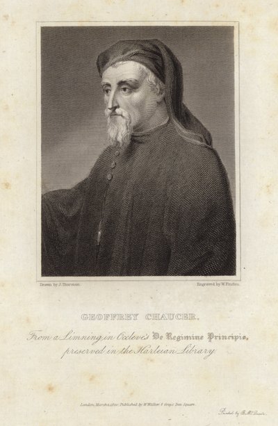 Portrait de Geoffrey Chaucer - English School