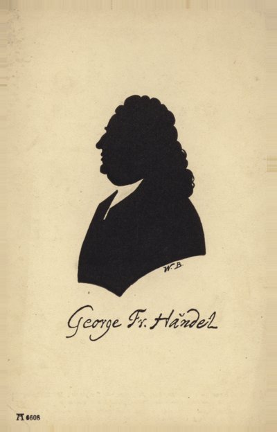 Portrait de George Friedrich Handel - English School