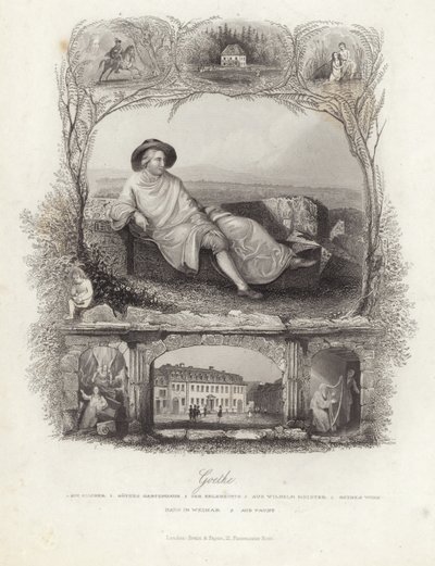 Portrait de Goethe - English School