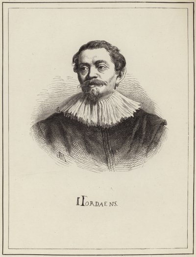 Portrait de Jacob Jordaens - English School