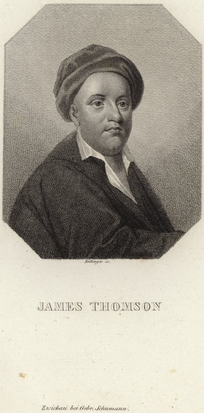 Portrait de James Thomson - English School