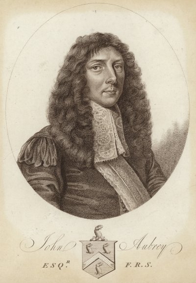 Portrait de John Aubrey - English School