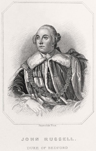 Portrait de John Russell, duc de Bedford, 1835 - English School