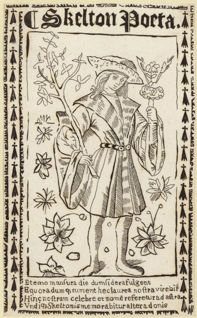 Portrait de John Skelton - English School