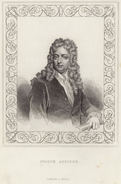 Portrait de Joseph Addison - English School