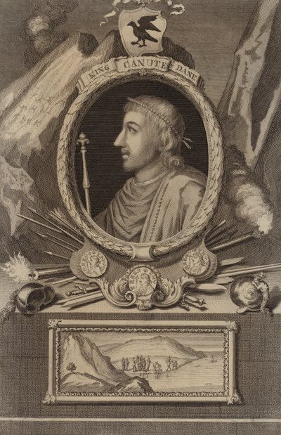 Portrait du Roi Canute - English School