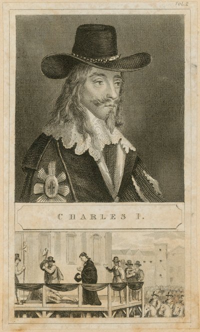 Portrait du roi Charles Ier - English School