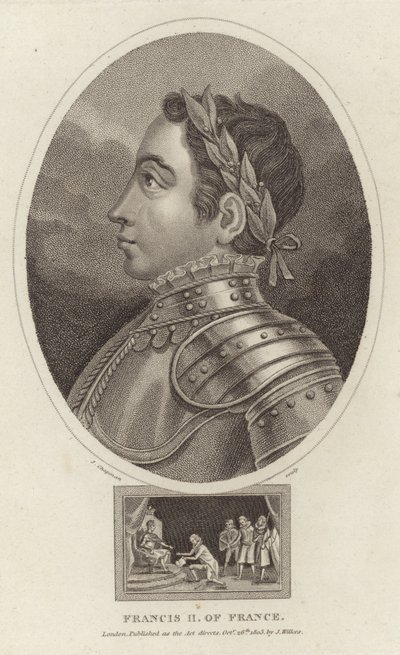Portrait du roi François II de France - English School