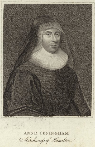Portrait de Lady Ann Cunningham, Marquise de Hamilton - English School