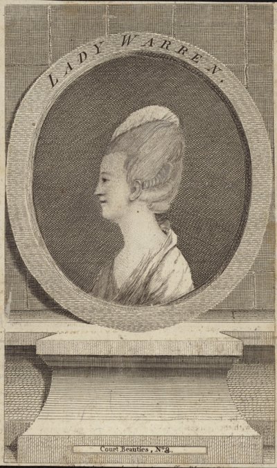 Portrait de Lady Warren - English School