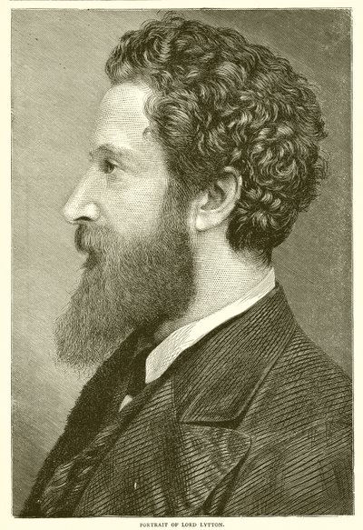 Portrait de Lord Lytton - English School